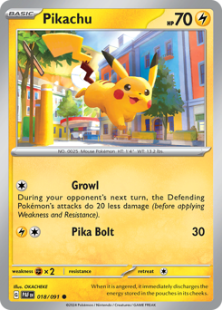 Pikachu — Paldean Fates