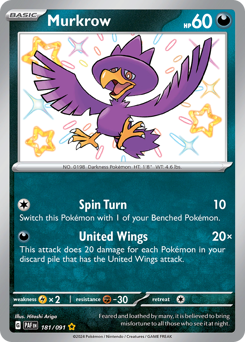 Murkrow — Paldean Fates