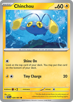 Chinchou — Paldean Fates