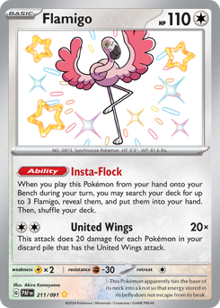 Flamigo — Paldean Fates