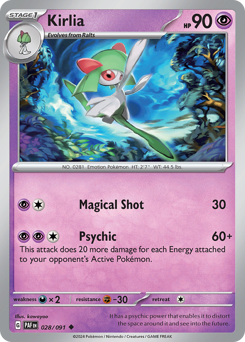 Kirlia — Paldean Fates
