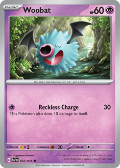 Woobat — Paldean Fates