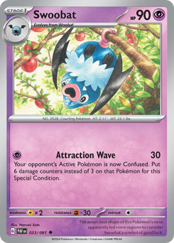 Swoobat — Paldean Fates