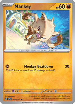 Mankey — Paldean Fates