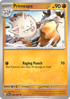 Primeape — Paldean Fates