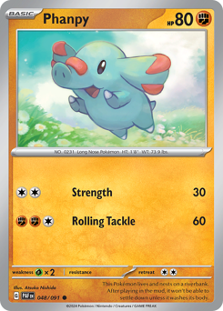 Phanpy — Paldean Fates