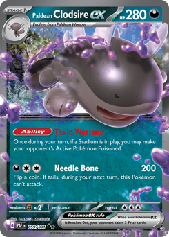 Paldean Clodsire ex — Paldean Fates