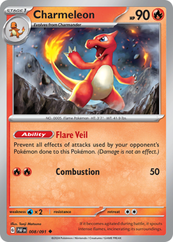 Charmeleon — Paldean Fates
