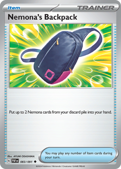 Nemona's Backpack — Paldean Fates
