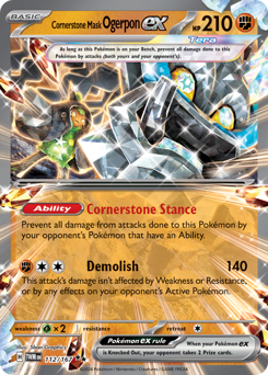 Cornerstone Mask Ogerpon ex — Twilight Masquerade