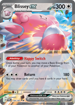 Blissey ex — Twilight Masquerade