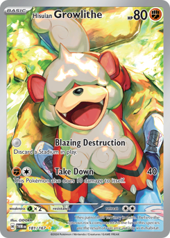 Hisuian Growlithe — Twilight Masquerade