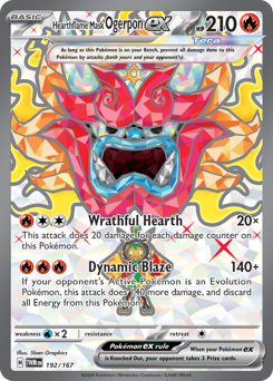 Hearthflame Mask Ogerpon ex — Twilight Masquerade