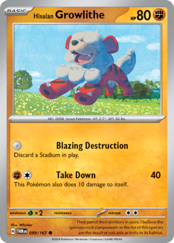 Hisuian Growlithe — Twilight Masquerade