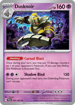 Dusknoir — Shrouded Fable
