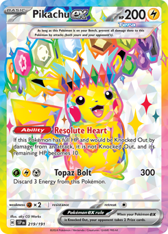 Pikachu ex — Surging Sparks