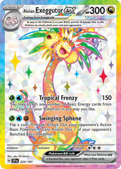 Alolan Exeggutor ex — Surging Sparks