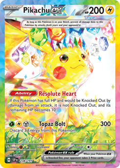 Pikachu ex — Surging Sparks