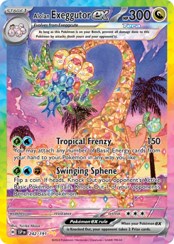 Alolan Exeggutor ex — Surging Sparks