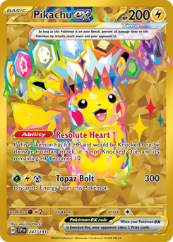 Pikachu ex — Surging Sparks