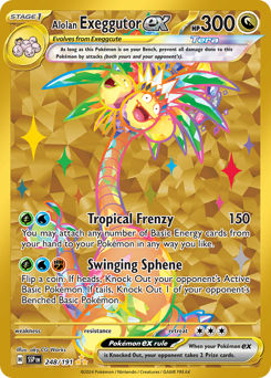 Alolan Exeggutor ex — Surging Sparks