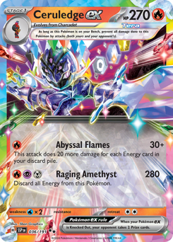 Ceruledge ex — Surging Sparks