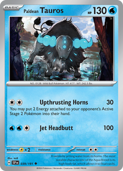 Paldean Tauros — Surging Sparks