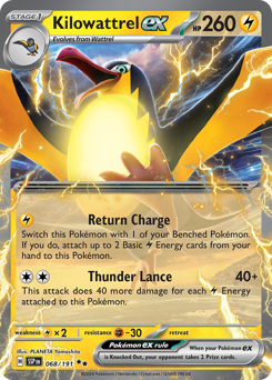 Kilowattrel ex — Surging Sparks