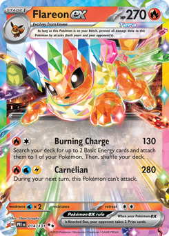 Flareon ex — Prismatic Evolutions