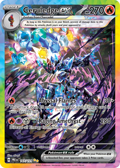 Ceruledge ex — Prismatic Evolutions