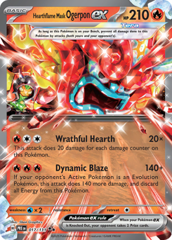 Hearthflame Mask Ogerpon ex — Prismatic Evolutions