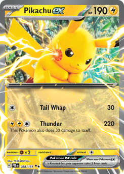Pikachu ex — Prismatic Evolutions