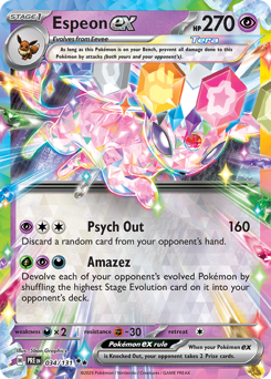 Espeon ex — Prismatic Evolutions
