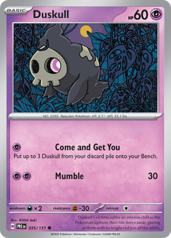 Duskull — Prismatic Evolutions