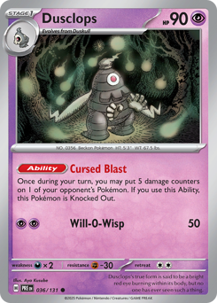Dusclops — Prismatic Evolutions