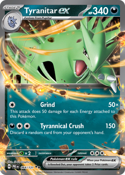 Tyranitar ex — Prismatic Evolutions