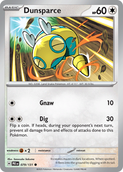 Dunsparce — Prismatic Evolutions