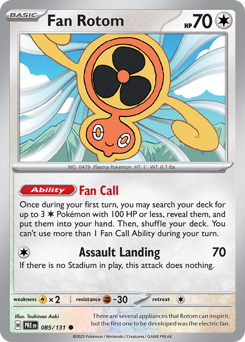 Fan Rotom — Prismatic Evolutions