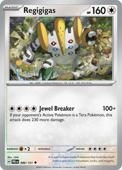 Regigigas — Prismatic Evolutions