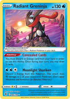 Radiant Greninja — Astral Radiance