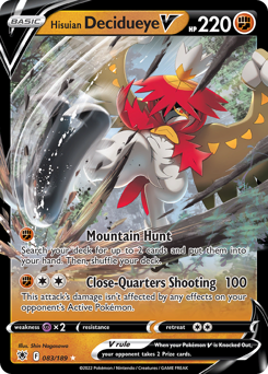 Hisuian Decidueye V — Astral Radiance