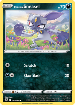 Hisuian Sneasel — Astral Radiance