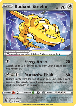Radiant Steelix — Lost Origin