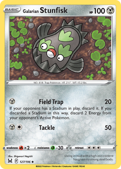 Galarian Stunfisk — Lost Origin