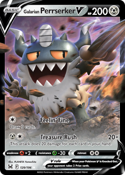 Galarian Perrserker V — Lost Origin