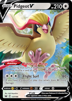 Pidgeot V — Lost Origin