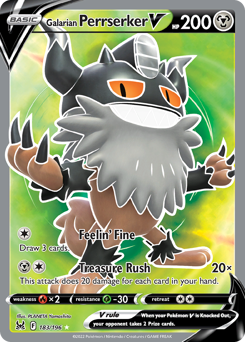 Galarian Perrserker V — Lost Origin