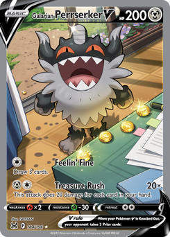 Galarian Perrserker V — Lost Origin