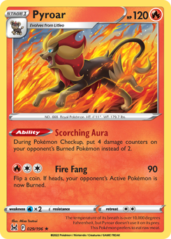 Pyroar — Lost Origin