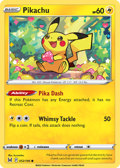 Pikachu — Lost Origin